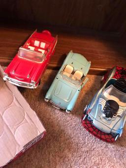 2- road champs corvette & Chevrolet bel air /2005 marvel cars