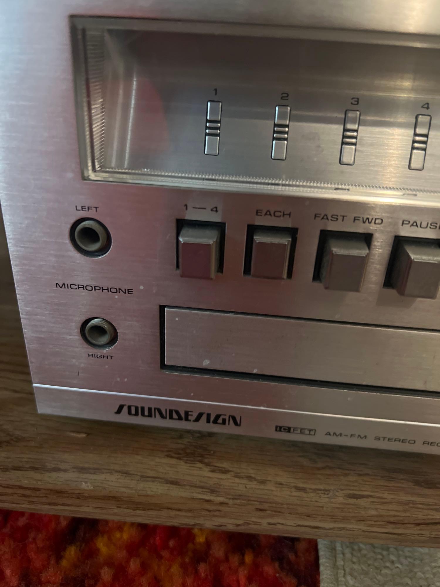 Stereos and speakers around the living room