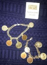 2- American series bracelet coins