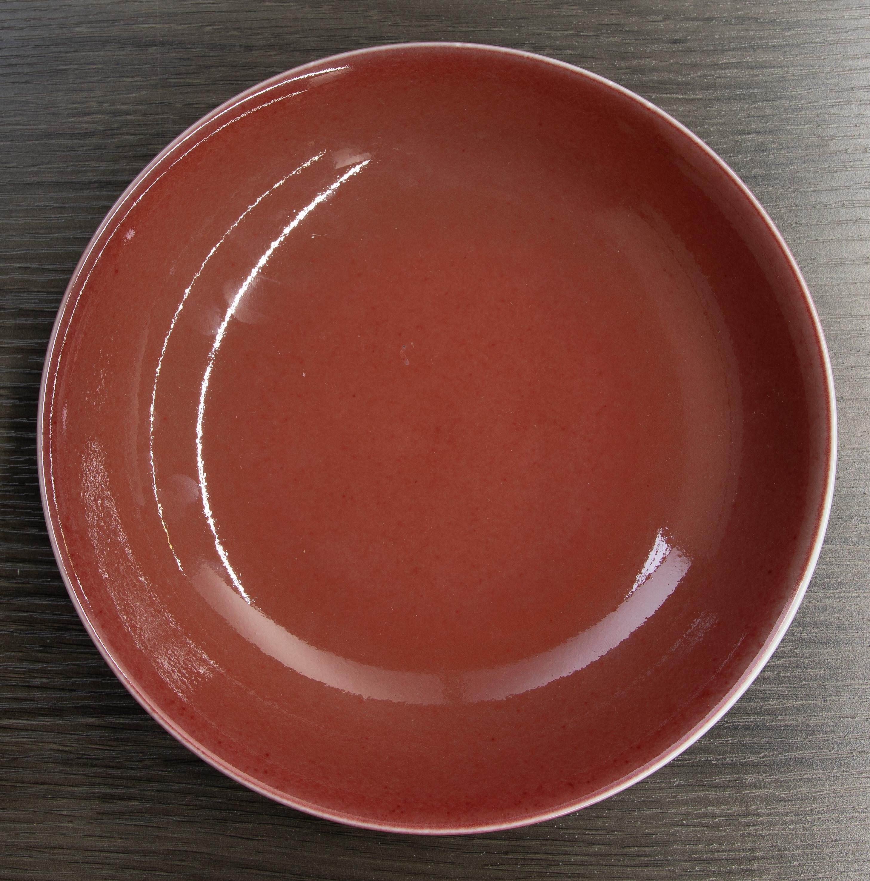 Chinese Sang de Boeuf and Doucai Bowls