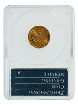 1898 $2 1/2 Gold MS-63 PCGS