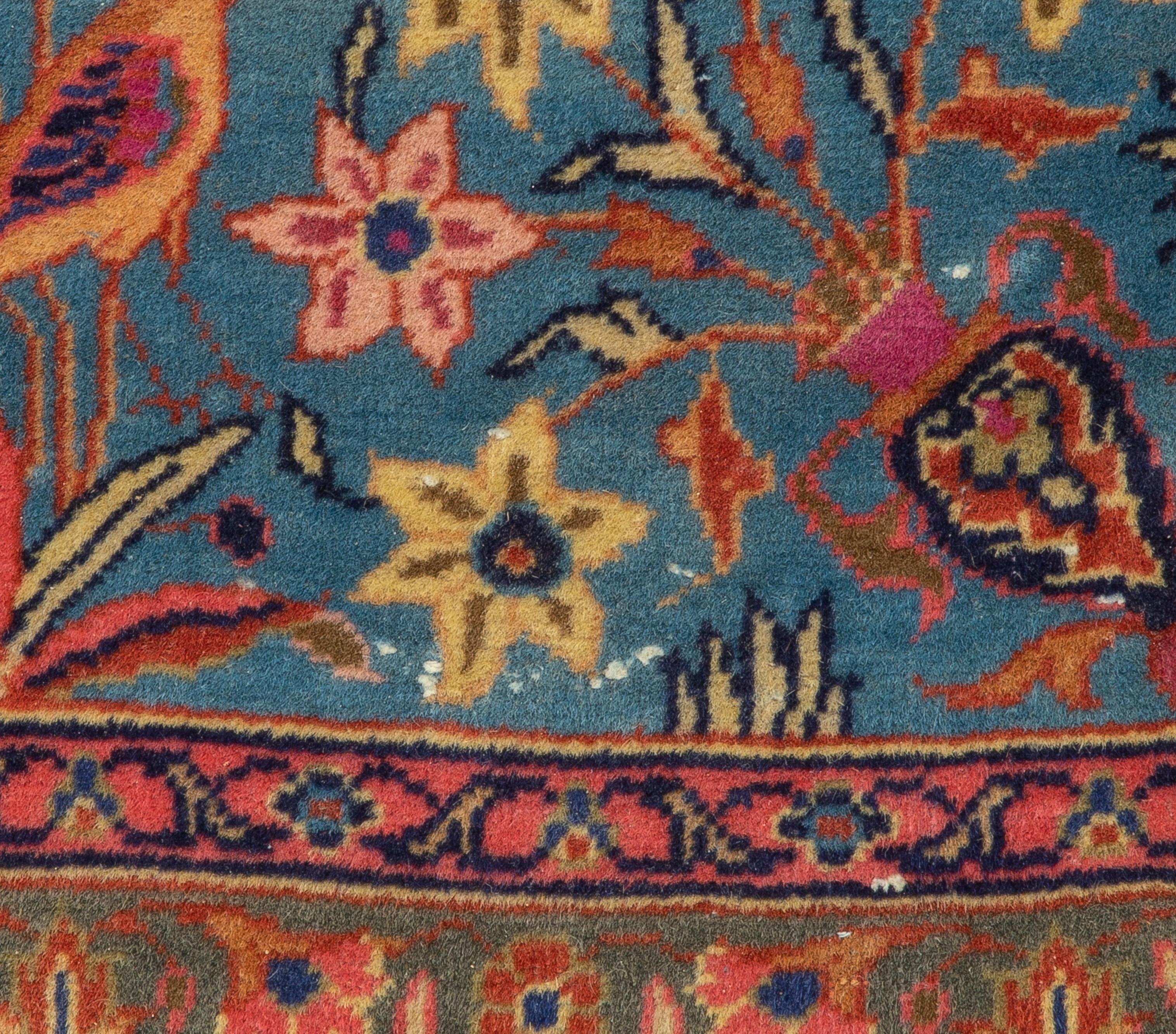 Persian Kashan Silk Blend Prayer Rug