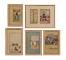 Persian Miniature Manuscript Assortment