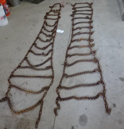 PR. 24"x10’ TRACTOR TIRE CHAINS