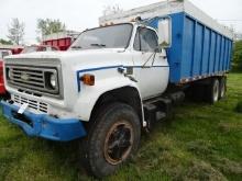 *1975 CHEVY C-65 LIVE TANDEM GRAIN TRUCK