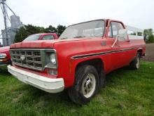 *1978 CHEVY CUSTOM DELUXE 20 2WD PICKUP