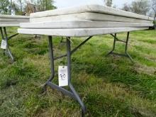 (4) 30"X72" POLY FOLDING TABLES