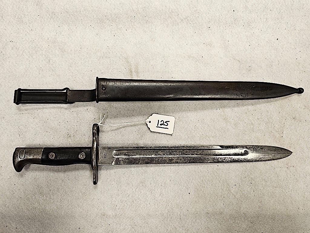 US BAYONET 1900 WITH SHEATH