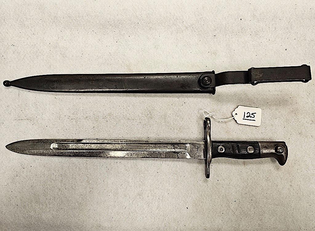 US BAYONET 1900 WITH SHEATH