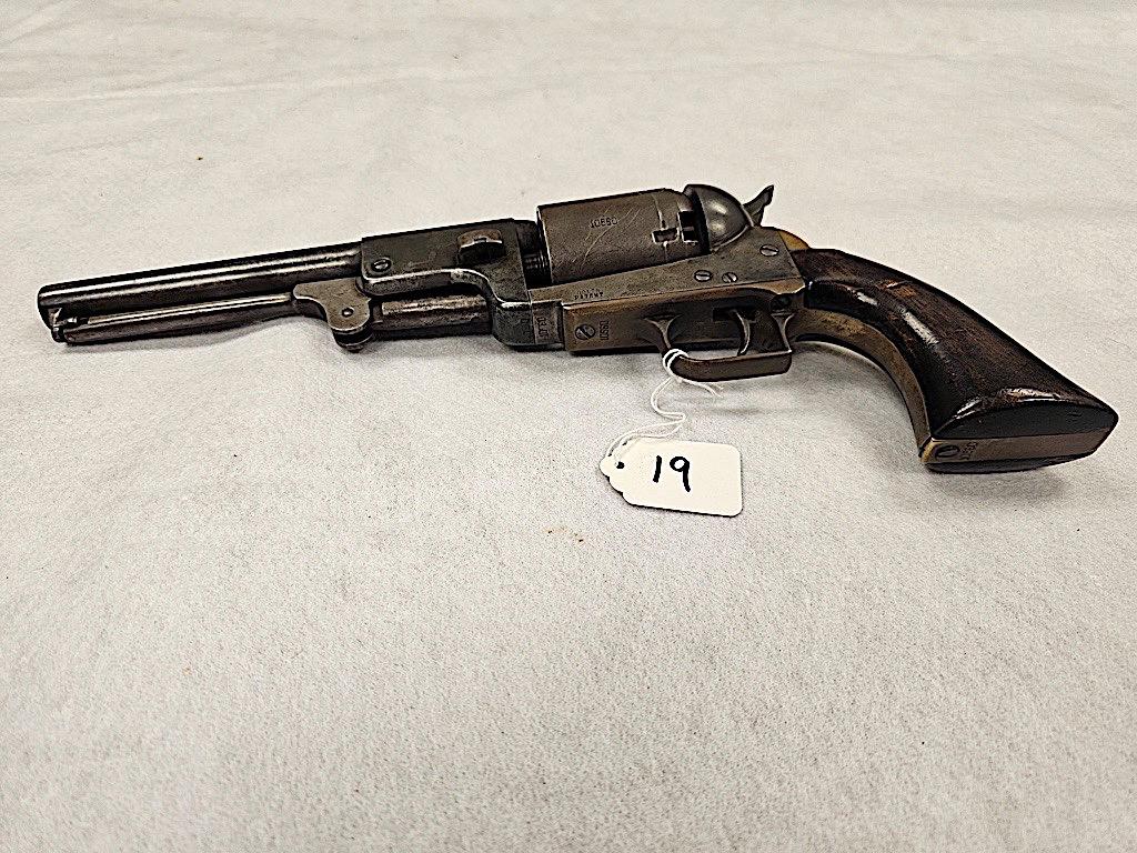 COLT PATENT DRAGOON REVOLVER, CAL 44, ADDRESS SAMUEL COLT NEW YORK CITY, RE