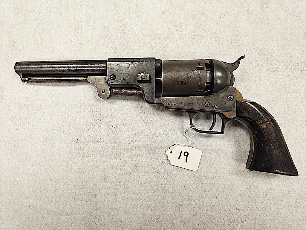 COLT PATENT DRAGOON REVOLVER, CAL 44, ADDRESS SAMUEL COLT NEW YORK CITY, RE