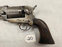 COLT PATENT US DRAGOON REVOLVER, CAL 44, ENGRAVED CYLINDER, REPRODUCTION, S