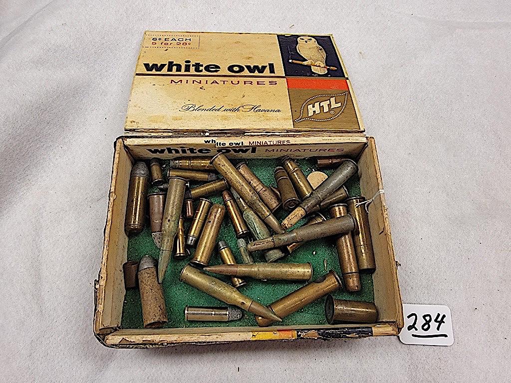 ASSORTED AMMO APPROX 25 ROUNDS (LIVE)