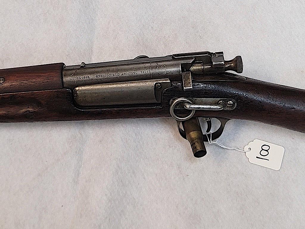 US SPRINGFIELD 1896, CAL 30/40, CARBINE, WITHOUT CLEANING KIT, S/N 76090