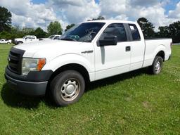 2013 Ford F150 Pickup, s/n 1FTEX1CM4DFC35882: 2wd, Ext. Cab, 3.7L Gas Eng.,