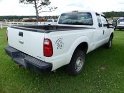 2012 Ford F250 4WD Pickup, s/n 1FT7X2B69CEB22323: Ext. Cab, 6.2L Gas Eng.,