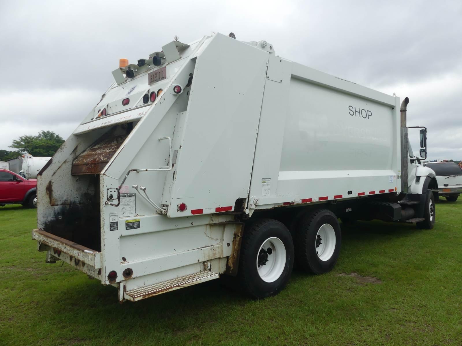 2010 International Workstar 7600 Garbage Truck, s/n 1HTWYSJTXAJ266289: Heil