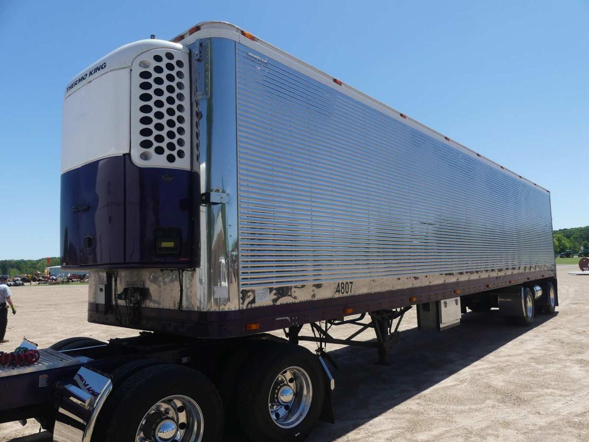 2005 Wabash 48' Reefer Trailer, s/n 1JJV482W45L893314: T/A, Thermo King Uni