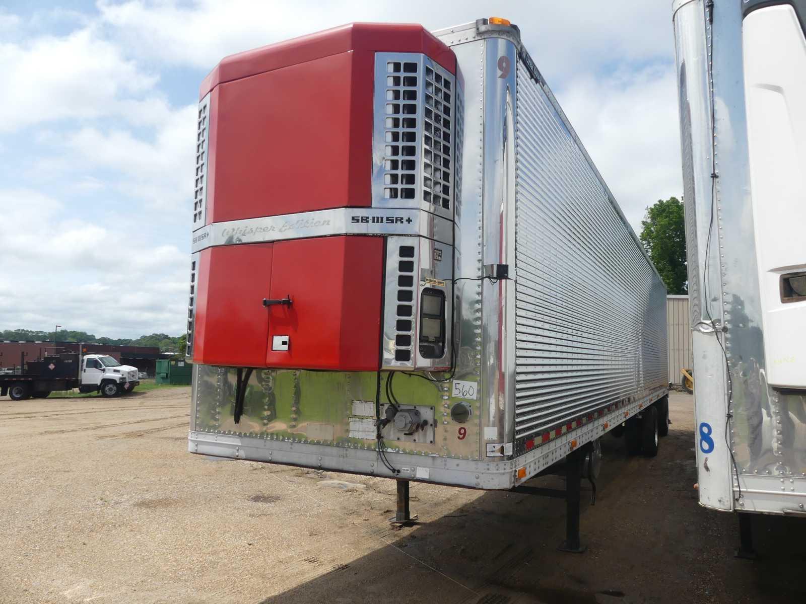 2005 Great Dane 48' Reefer Trailer, s/n 1GRAA96215W702207: All Stainless, S