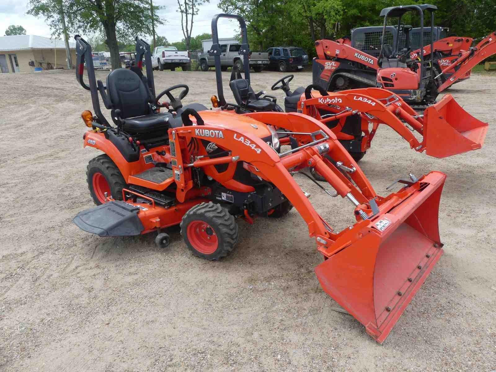 Kubota BX2380 MFWD Tractor, s/n 12418: Rollbar, LA344 Loader w/ Bkt., Belly