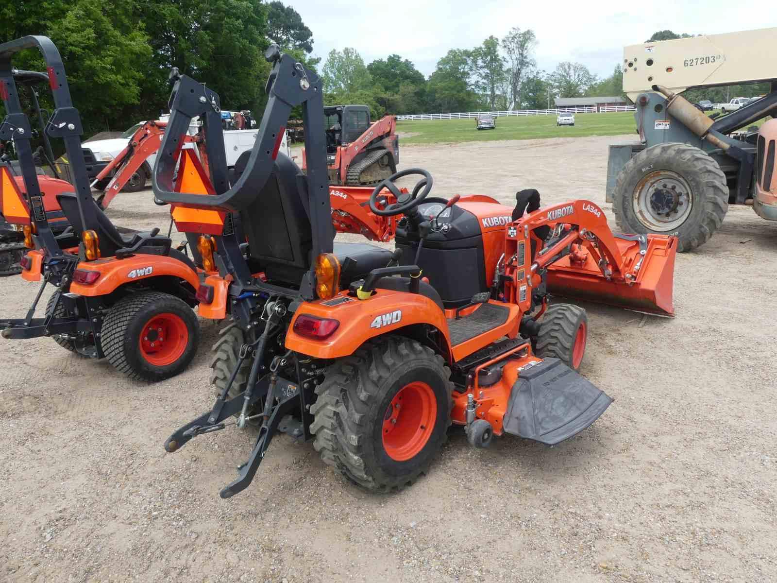 Kubota BX2380 MFWD Tractor, s/n 12418: Rollbar, LA344 Loader w/ Bkt., Belly