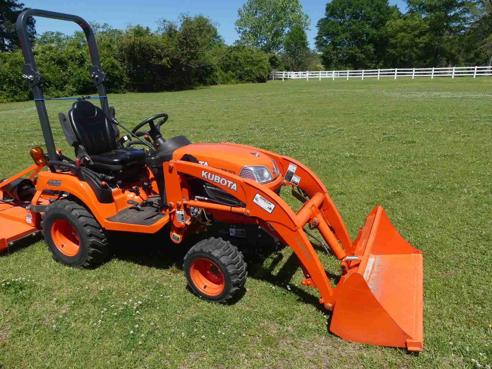 Kubota BX2370 MFWD Tractor, s/n 29317: Rollbar, LA243 Loader w/ Bkt., 3PH,