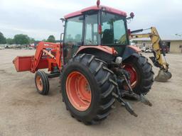 2005 Kubota M8200 Tractor, s/n 11285: Encl. Cab, LA1251 Loader w/ Bkt. & Ha