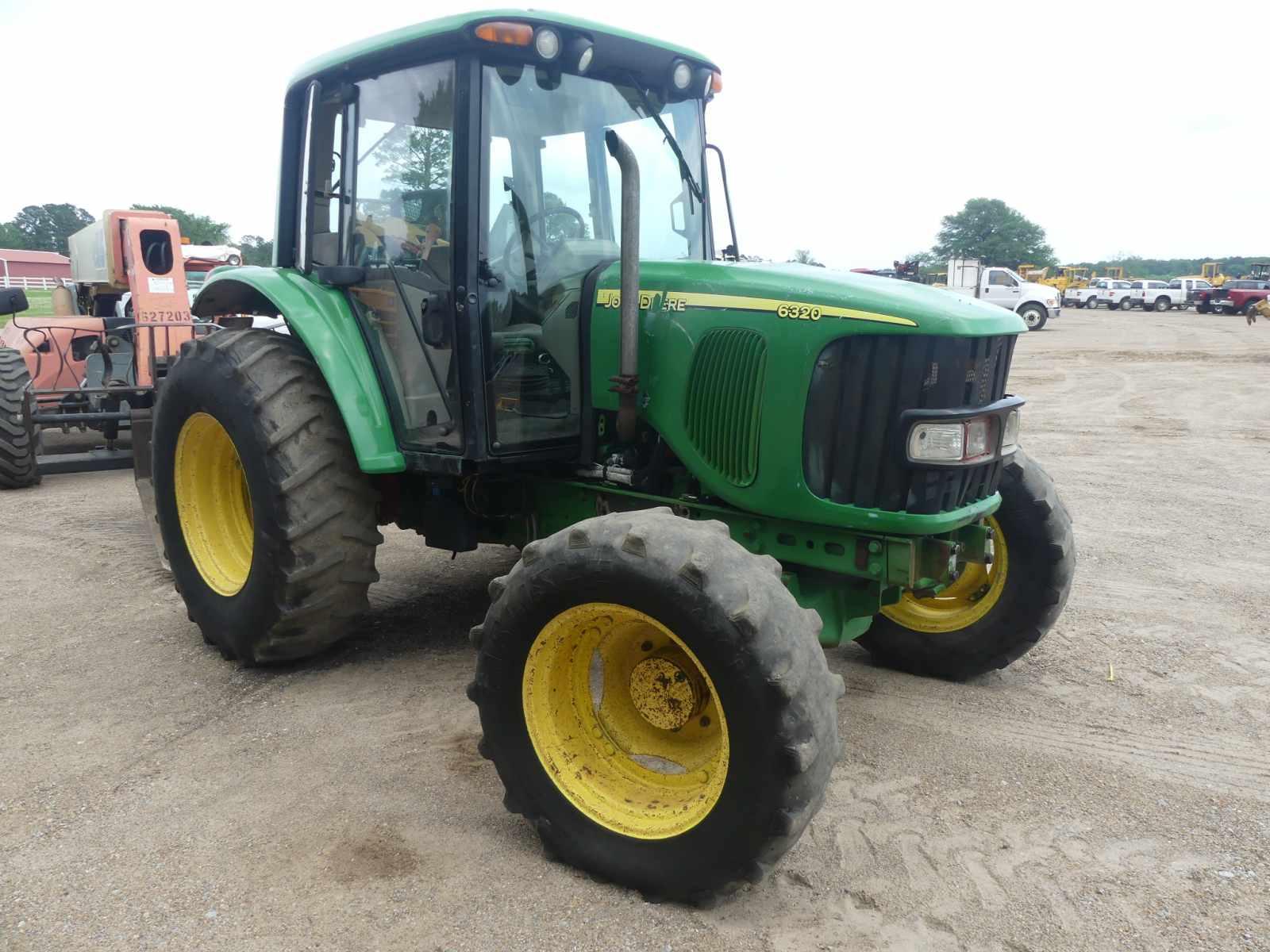 John Deere 6320 MFWD Tractor, s/n 457932: C/A, Power Quad Trans., 2 Hyd Rem