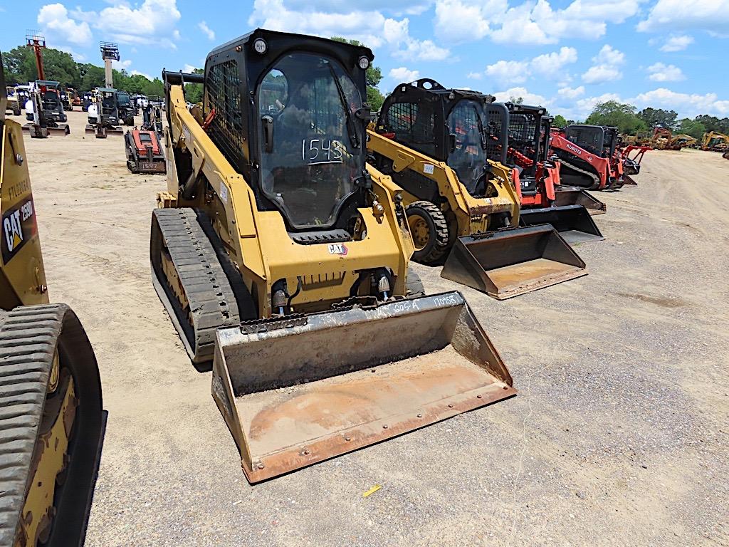 2019 Cat 259D3 Skid Steer, s/n CW901601: Encl. Cab, 2-sp., Hyd. Quick Attac