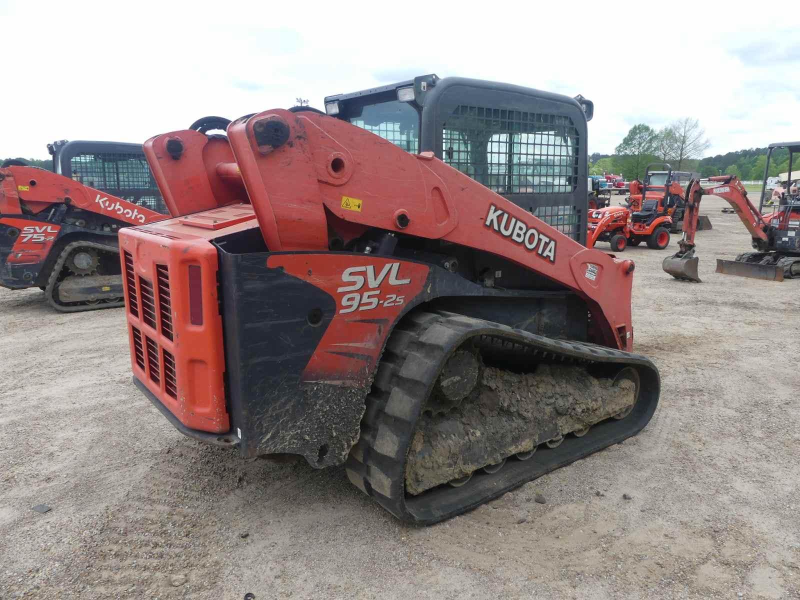 2021 Kubota SVL95-2S Skid Steer, s/n 52248: C/A, Rubber Tracks, No Bkt., Me