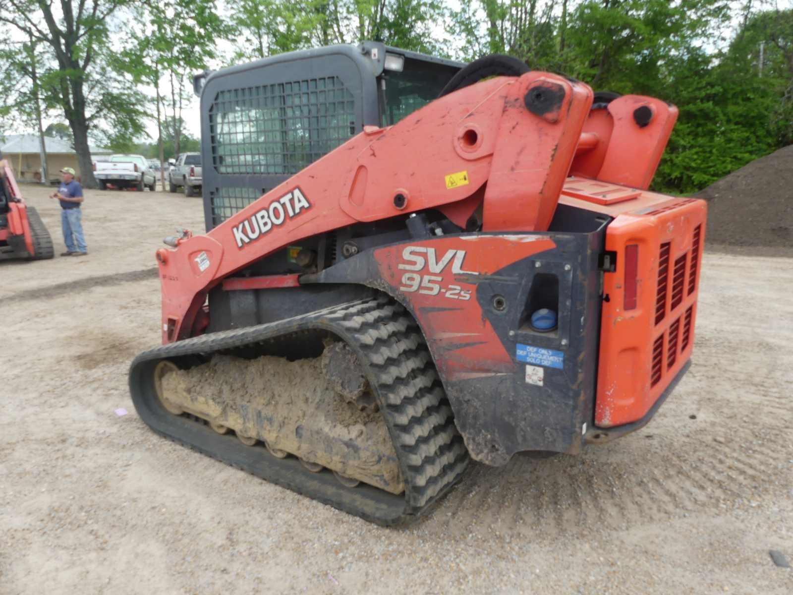 2021 Kubota SVL95-2S Skid Steer, s/n 52248: C/A, Rubber Tracks, No Bkt., Me