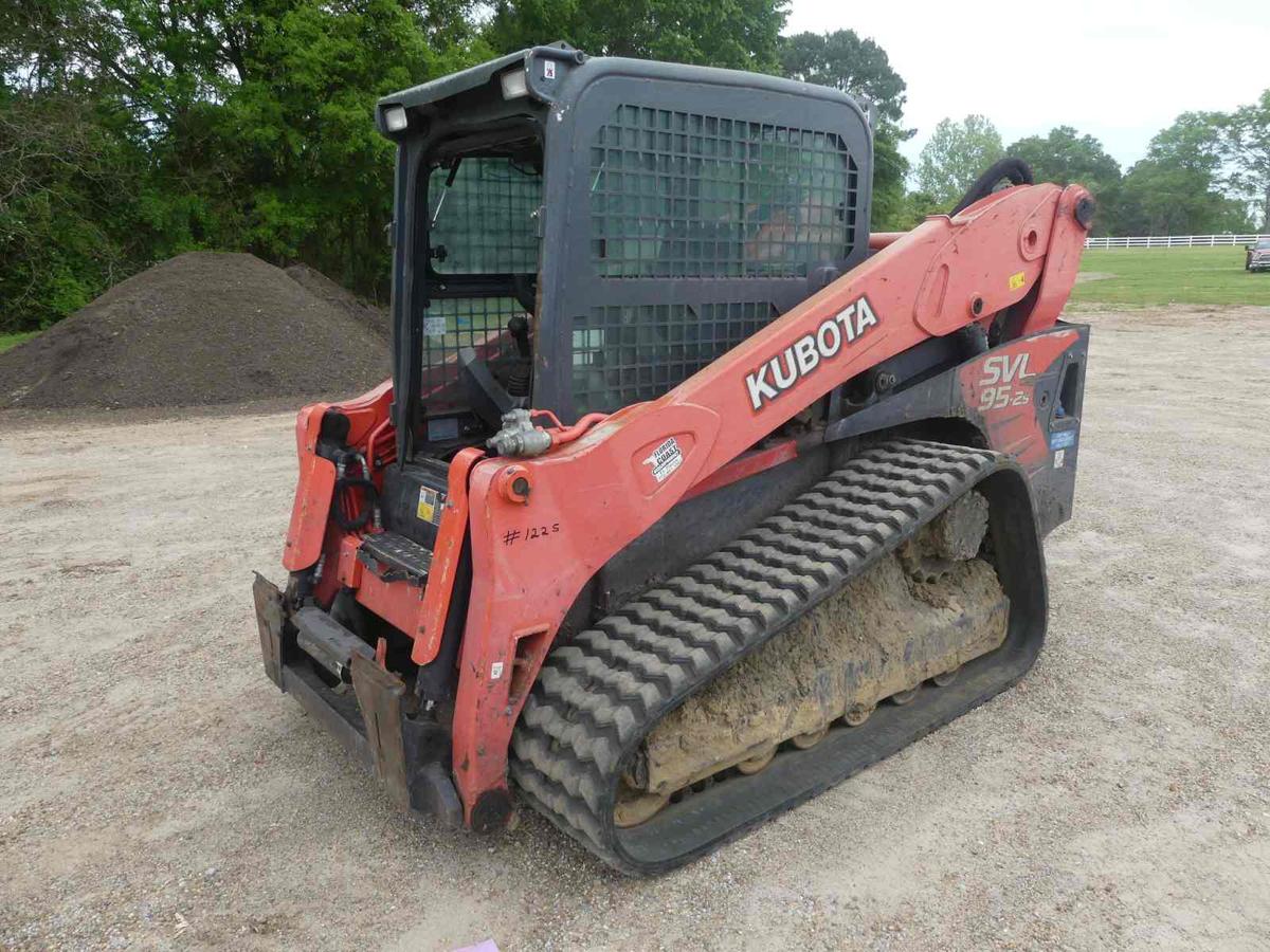 2021 Kubota SVL95-2S Skid Steer, s/n 52248: C/A, Rubber Tracks, No Bkt., Me