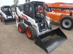 2021 Bobcat S66 R-Series Skid Steer, s/n B4SA12781: Canopy, Stick Steering,