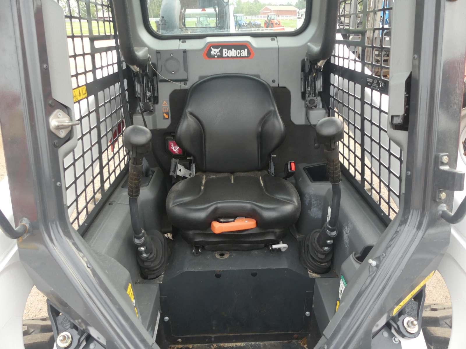 2021 Bobcat S66 R-Series Skid Steer, s/n B4SA12781: Canopy, Stick Steering,