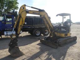 2015 Komatsu PC45-MR3 Mini Excavator, s/n E007035: Canopy, Blade, Bkt., Aux