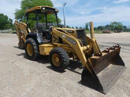 2000 John Deere 310SE 4WD Loader Backhoe, s/n 886634: Canopy, Meter Shows 3