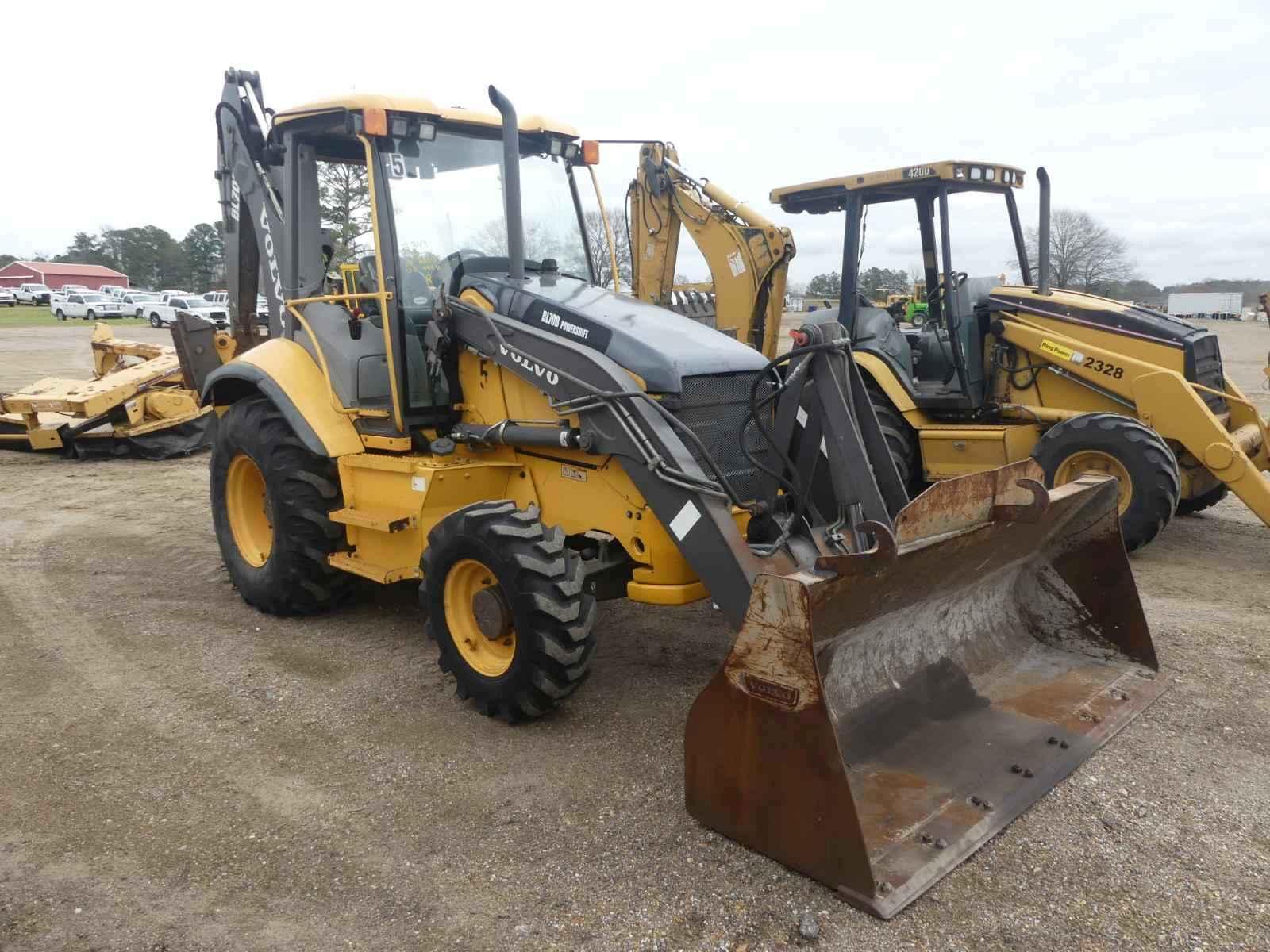 2013 Volvo BL70B 4WD Loader Backhoe, s/n 330150: 4-post Canopy, GP Loader,