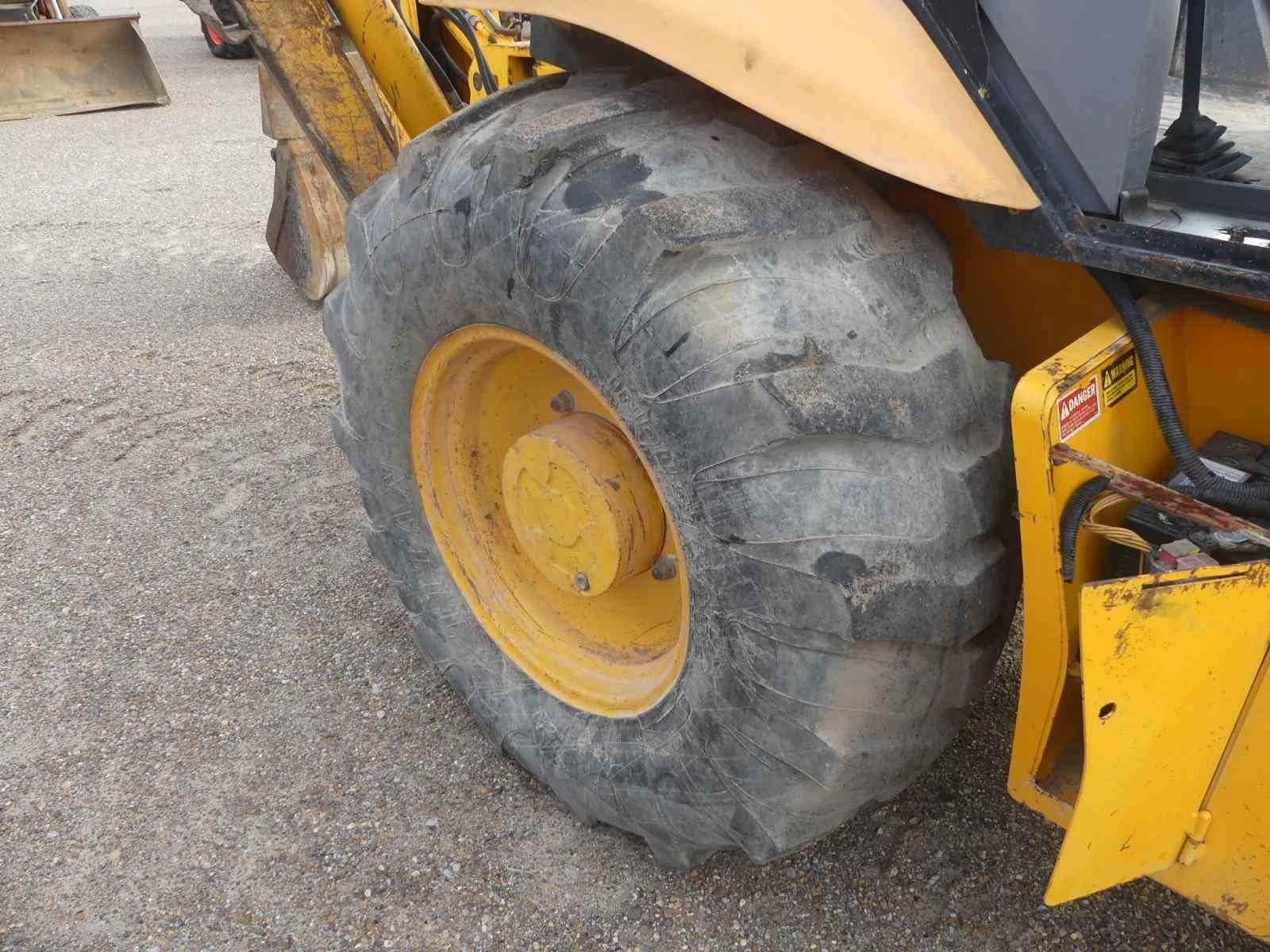 JCB 214 4WD Loader Backhoe, s/n 483741: 2-stick, 24" Bkt., Meter Shows 3967