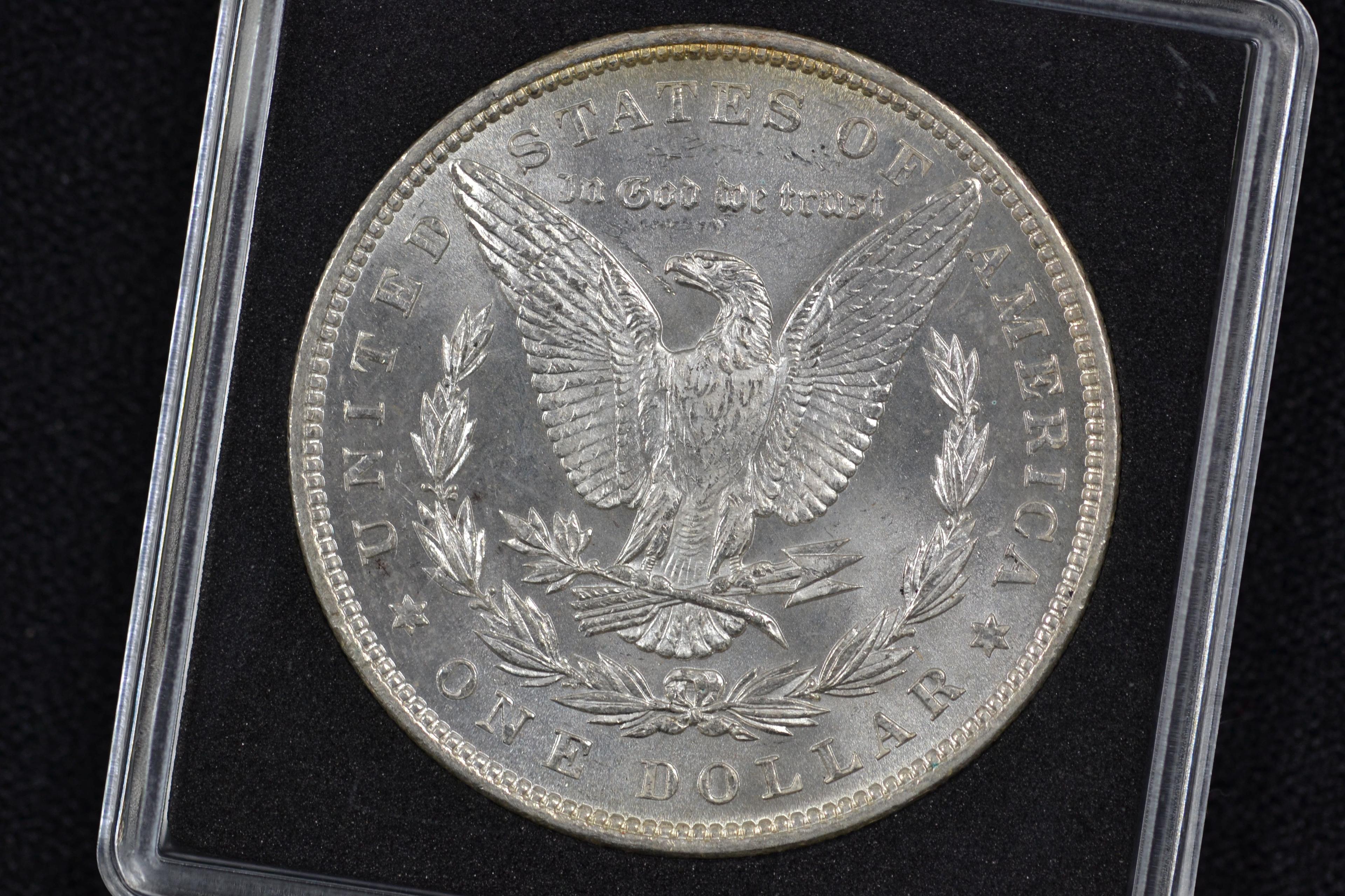 1887 Morgan Silver Dollar; MS 64