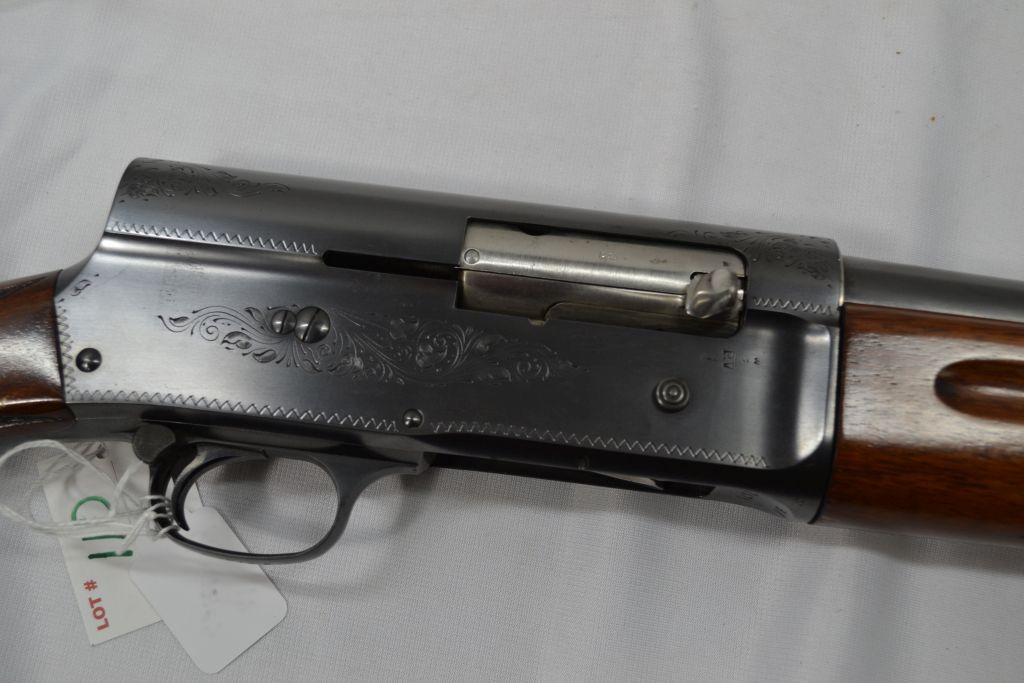 Browning Auto 5 12ga, Semi Auto Shotgun With 2 3/4" Chamber, Engraved Receiver, 30" Full Choke BBL,