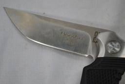 Honshu D2 Tool Steel Pocket Knife 4" Blade w/Belt Clip #UC3349