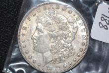 1880 Morgan Dollar; AU