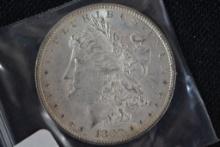 1880 Morgan Dollar; XF/AU