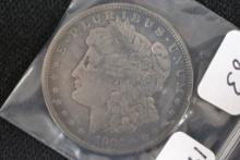 1921 Morgan Dollar; VF/XF