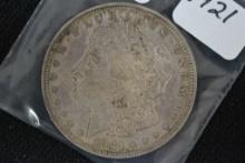 1921 Morgan Dollar; VF/XF