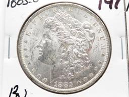 2 Morgans 1885-O BU & 1896 CH BU