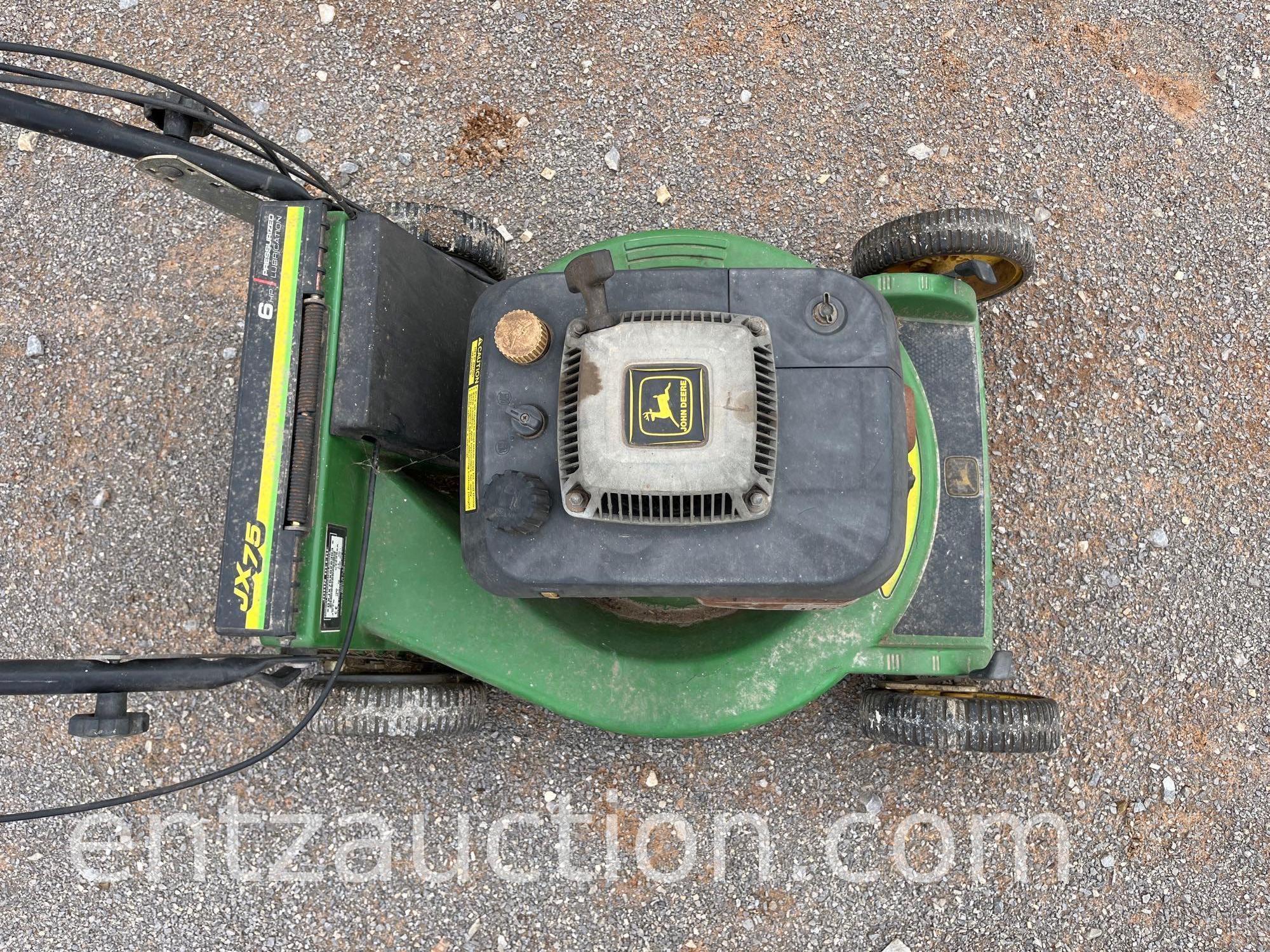 JD JX75 PUSH MOWER, 20" CUT, 6 HP