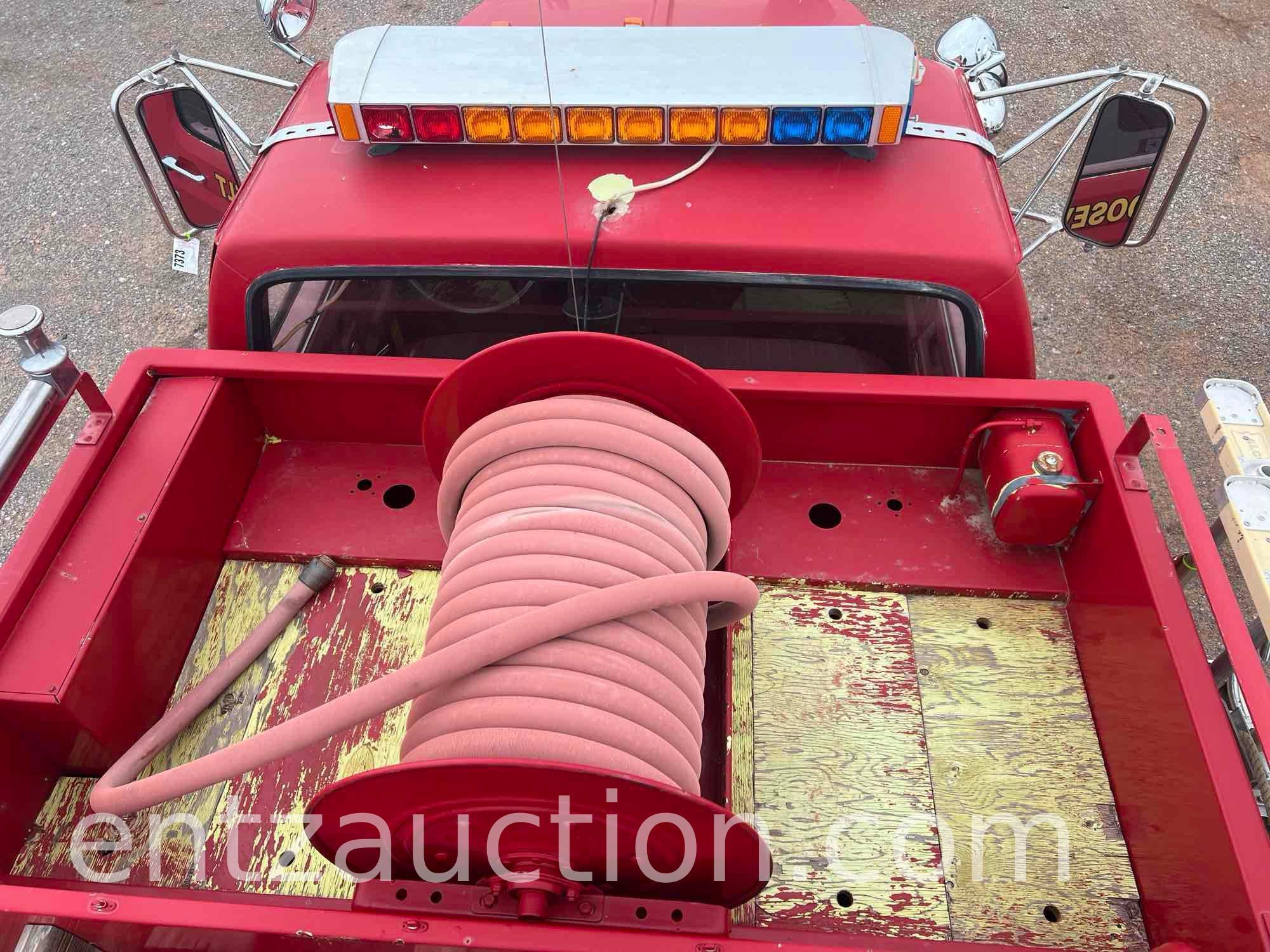 1981 FORD F700 FIRE ENGINE, V8, PROPANE, 5 SPEED