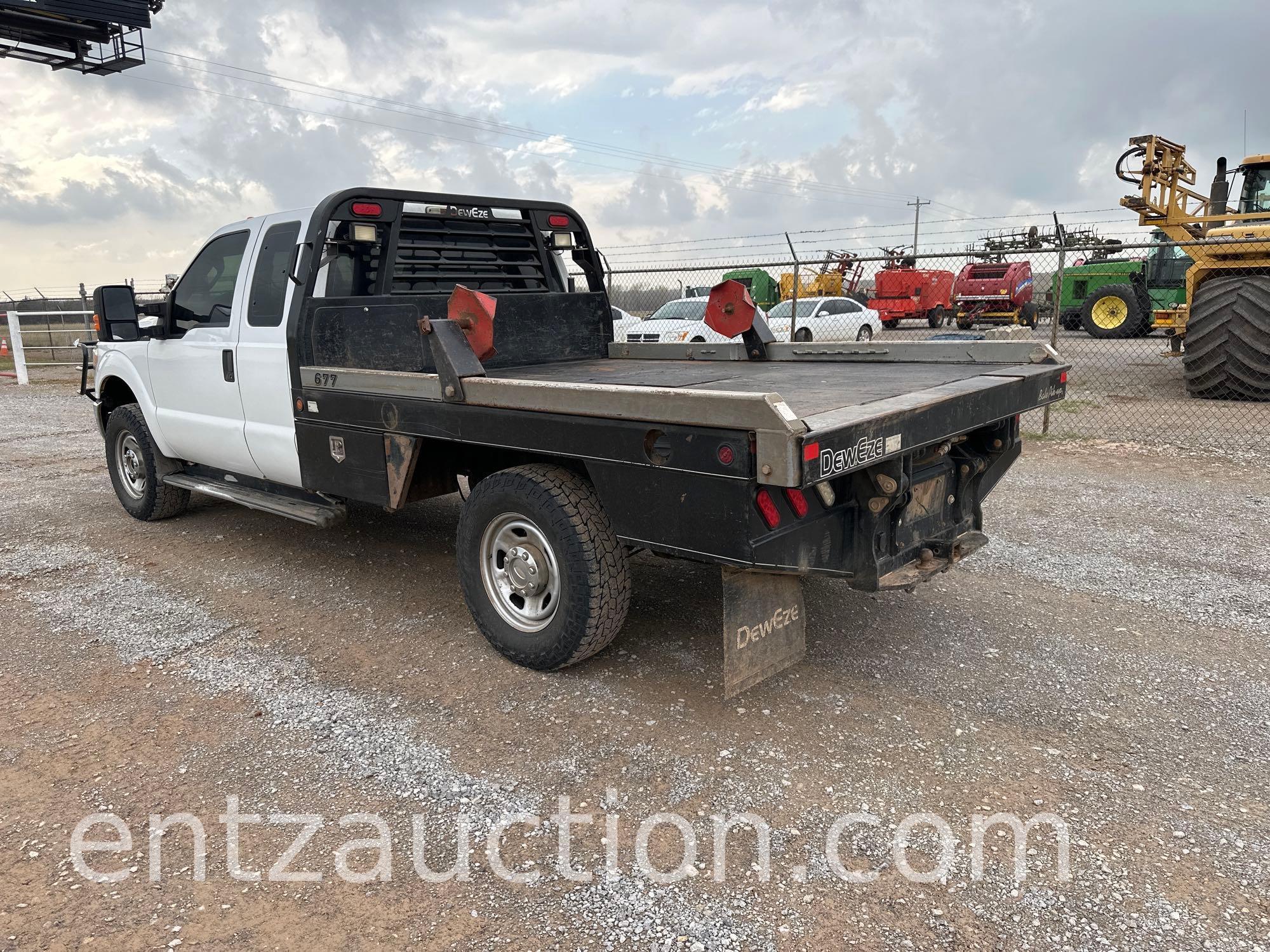 2014 FORD F350 XL, EXT. CAB, 6.2L GAS, AUTO, 4X4,