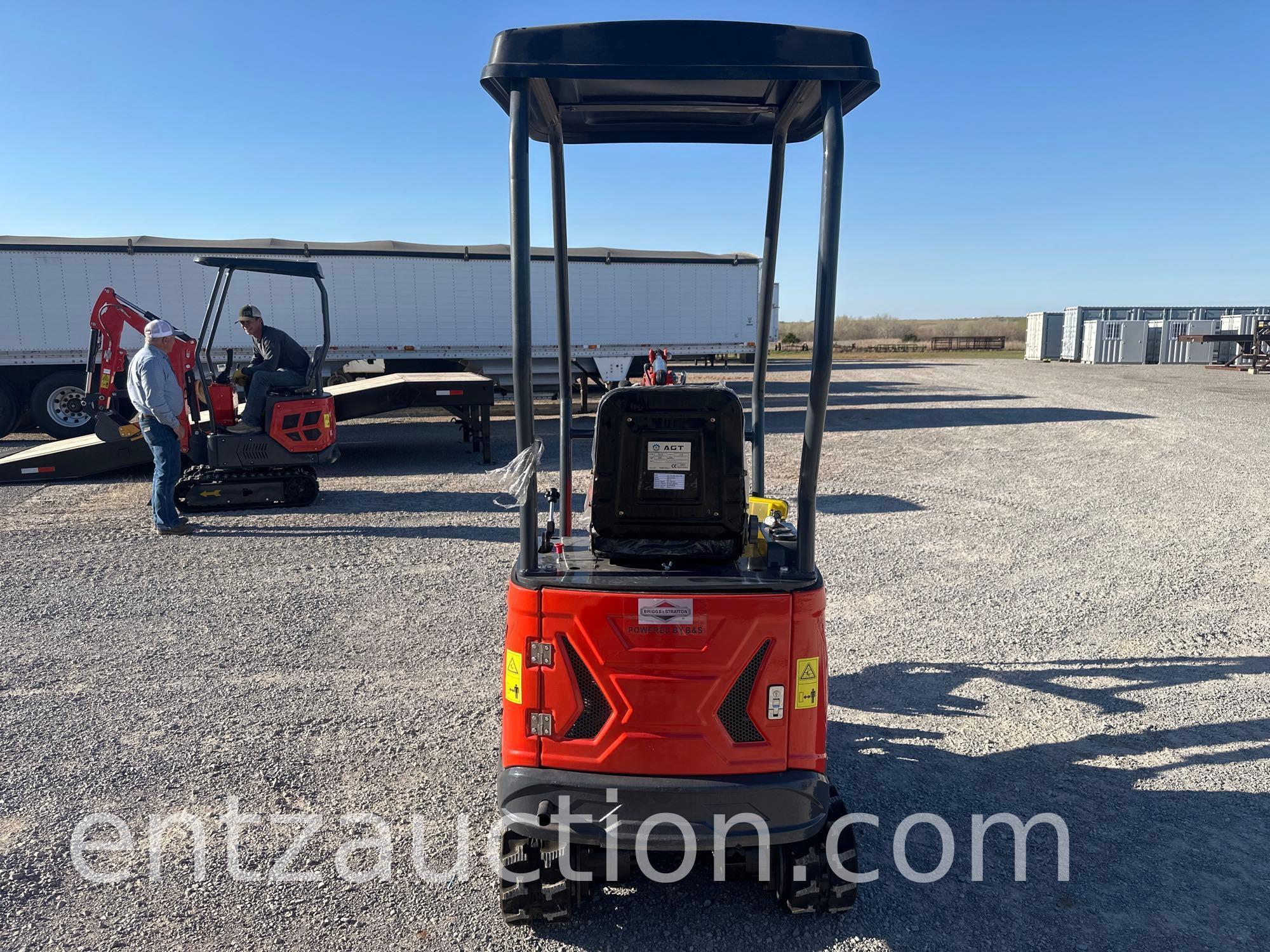 AGT INDUSTRIAL MINI EXCAVATOR, MODEL DJ14,